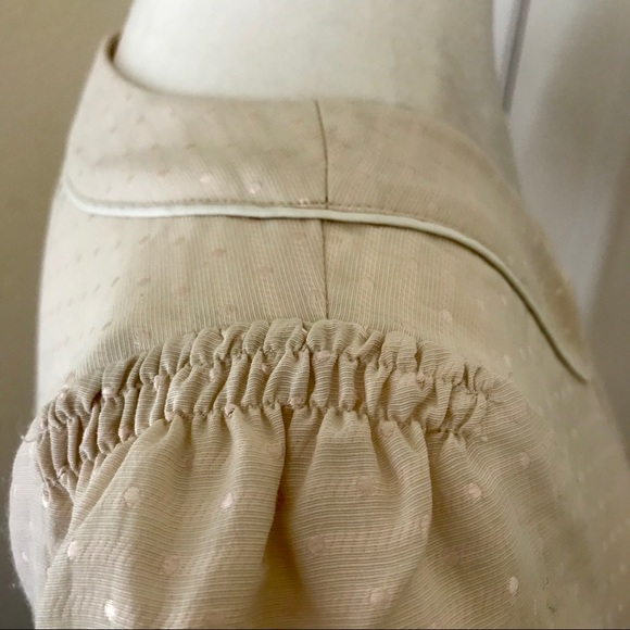 Anthro Floreat Cream Platinum Placket jacket NWT - Picture 5 of 8